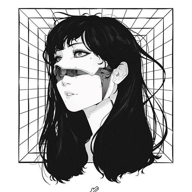 Inside by Park Junkyu. #illustration #creative #japan #girls #design #inspiration #characterdesign