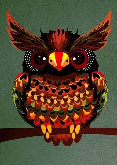 Galleria - Pingstate nro. 3 #illustration #owl