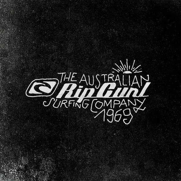 RIPCURL (textile design) 2000 / 2005 on the Behance Network #logotype #drawn #logo #hand #typography
