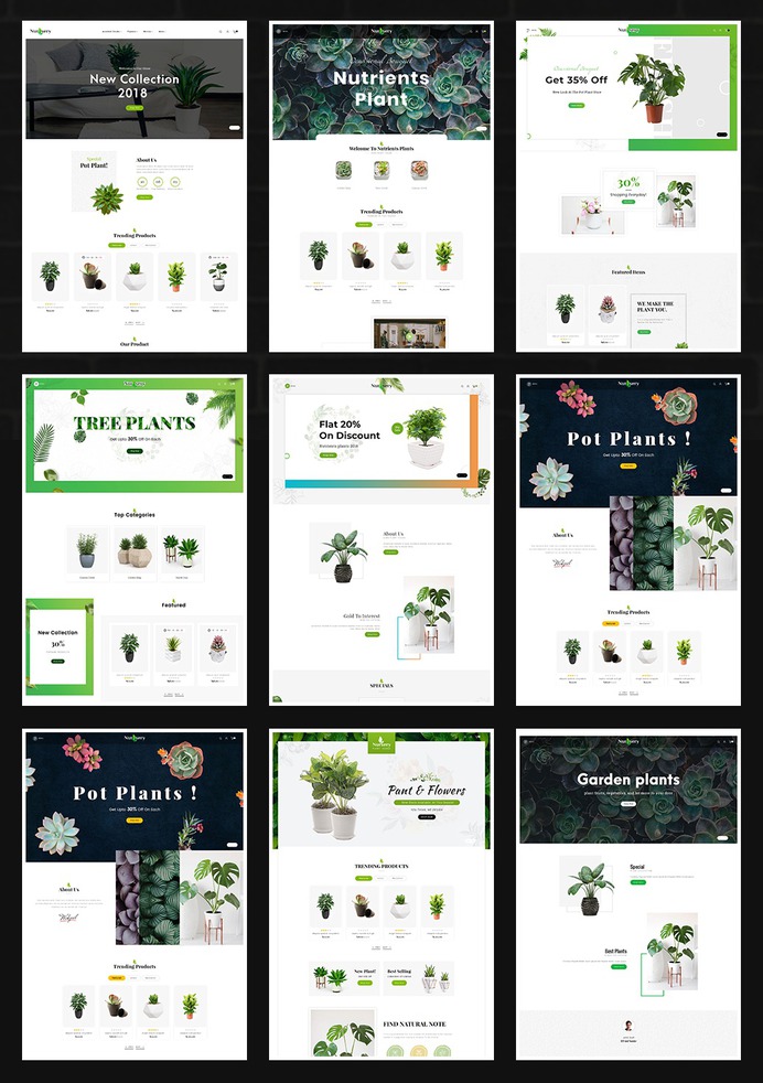 #Nursery #Plant - #Opencart #MultiPurpose #Responsive #Theme | #TemplateTrip #eCommerce #Website #Template #Design