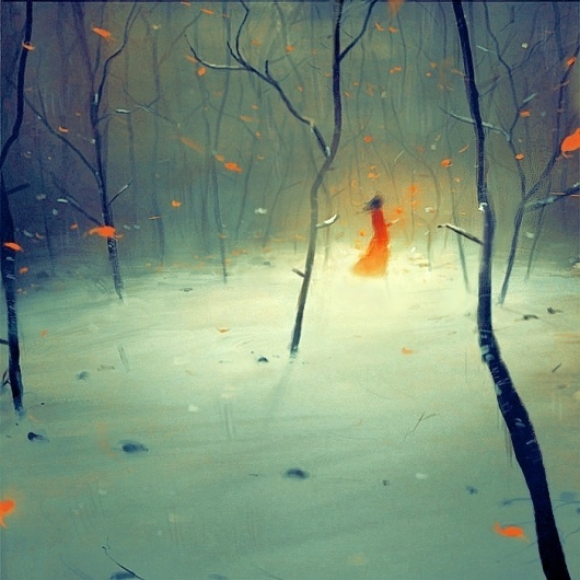 Autumn by ~tja88 on deviantART #women #trees #painting