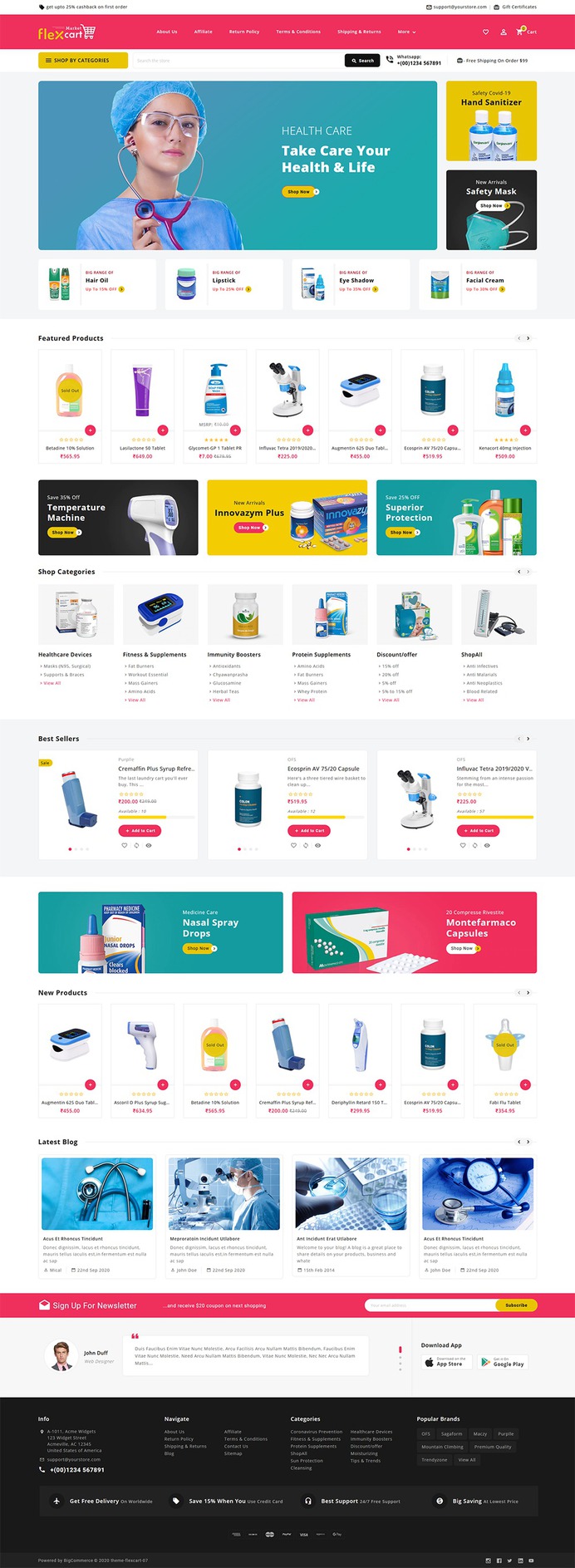 Flex Cart - Stencil BigCommerce Multi-Purpose Responsive Theme | TemplateTrip