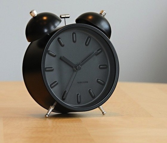 Twin Bell Nude Station Alarm Clock #clock #home #alarm