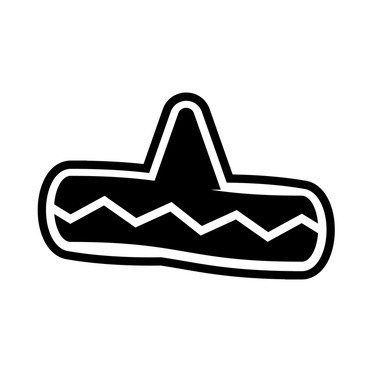Sombrero logo #Logo #symbol #Icon #Vector #Minimal #lettering #type #mexico #burrito #restaurant