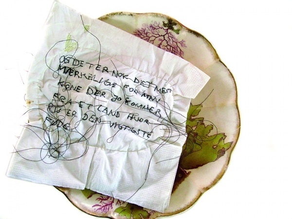 The Site of Nina Belle Luka Knudsen #tactile #plate #thread