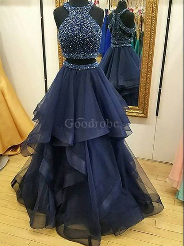Robe de bal en organza de princesse de dos nu 2 pice avec perle