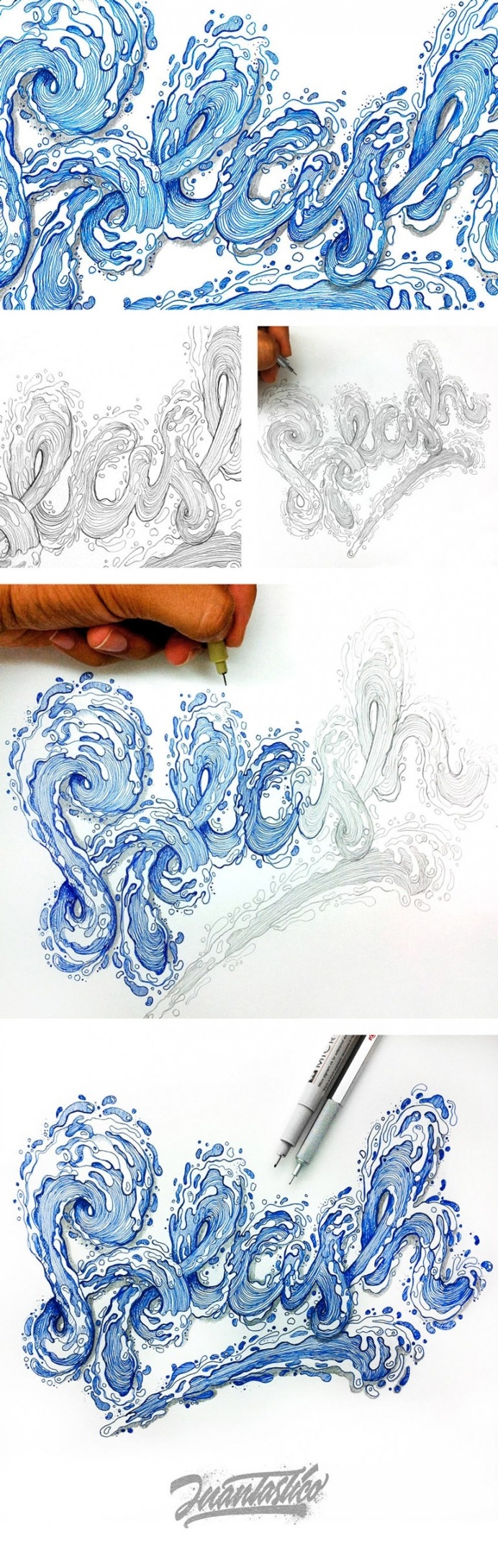 SPLASH Typography Illustrations