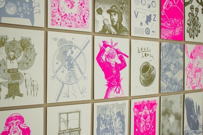 24 Artists, 1 Calendar, 1 Year - Some Other New Year. Much more at: https://www.behance.net/gallery/26223861/Some-Other-New-Year