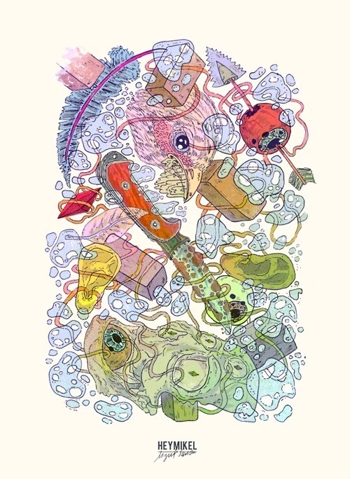 Fragmentation of the individual #4Gif animation.