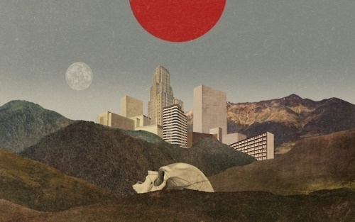 Ian Walsh Design #mark #skull #collage #weaver