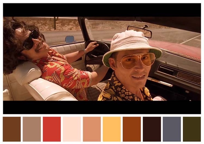 Tweeter Posts Color Palettes from Popular Movie Scenes