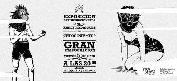 82dfd98f4f6b6456595c4f429b13b459.jpg (JPEG Imagen, 1664x768 pixels) #xarlyrodriguez #illustration #lucreativo #poster #type #blackandwhite