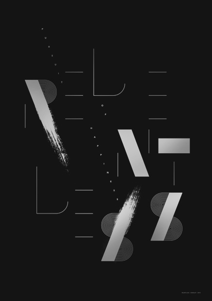 Relentless / A2 Screen-print on the Behance Network #print #design #typography