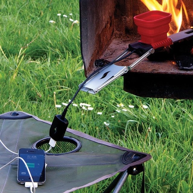 FlameStower Mobile Device Charger #tech #flow #gadget #gift #ideas #cool