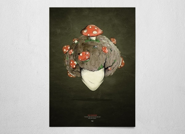 SOIL MUSHROOM #wall #art