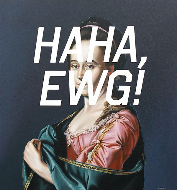 shawn huckins: twitter and sms 18th century portrait paintings #art