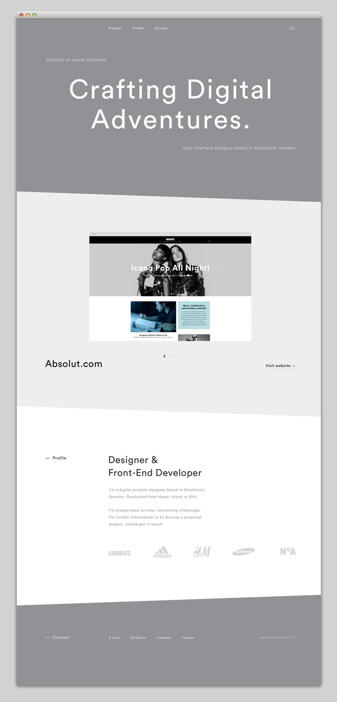Most beautiful websites collection – www.mindsparklemag.com