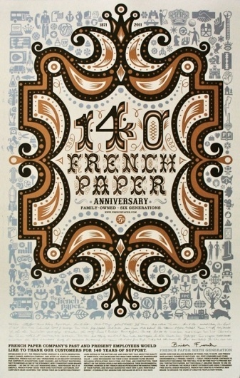 design work life » cataloging inspiration daily #paper #french #poster