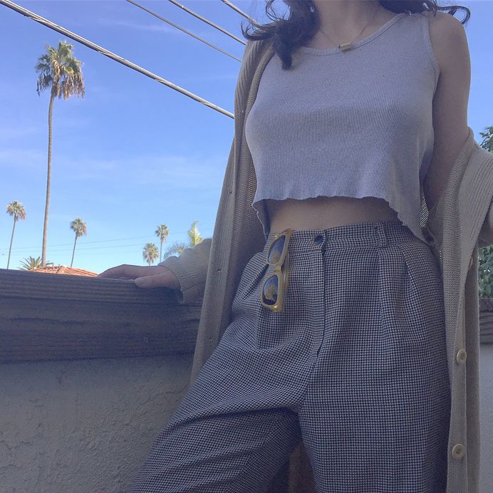 memes + on Instagram: “visited my absolute favorite painting at The Broad today (Mirror by Roy Lichtenstein) in these houndstooth pants”