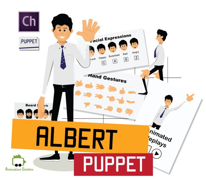 Albert adobe character animator puppet