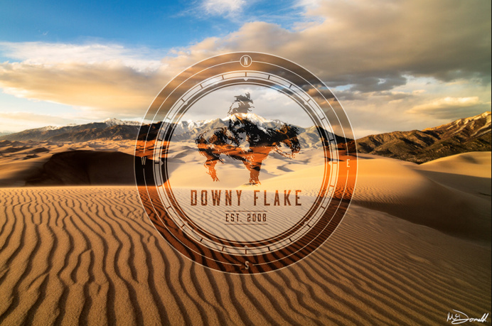 Downy Flake watermark by The Frontispiece.
