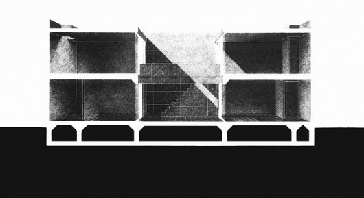 Azuma house #section #architecture #architec