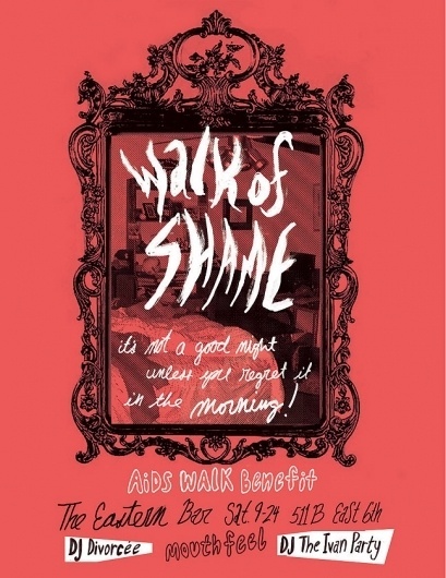 Walk of Shame - kevincraftdesign #poster #typography