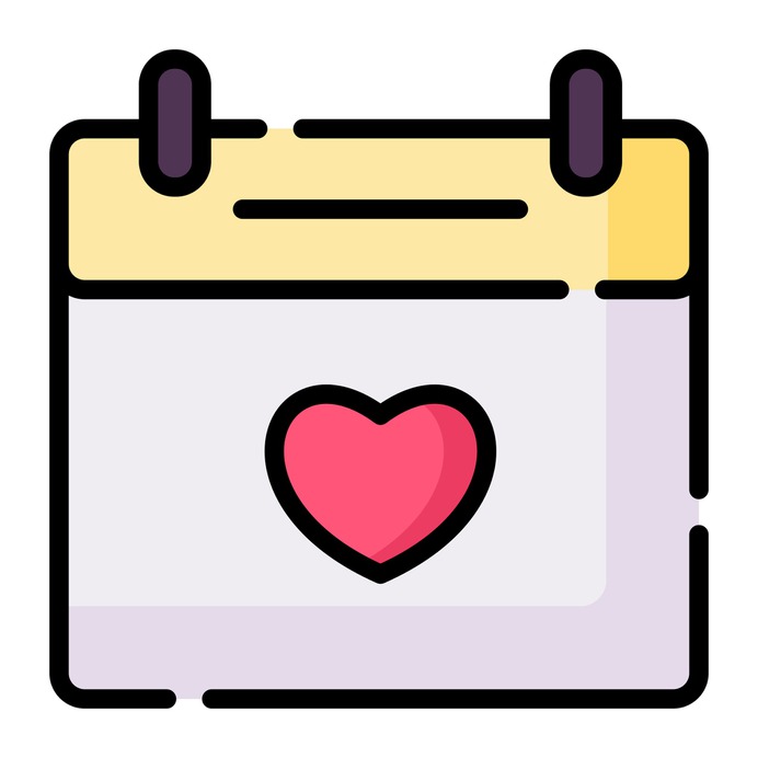 See more icon inspiration related to calendar, time and date, love and romance, anniversary, date and love on Flaticon.