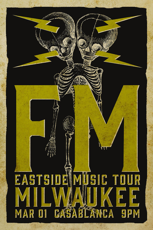 Fever Marlene at Casablanca By Rev Pop #milwaukee #print #design #graphic #screen #poster #music #band