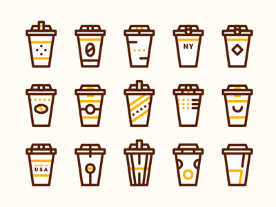 Downtown Manhattan Development of some cup designs for the latest branding project we are working on. Using clean lines and patterns to ill #line #pattern #linework #branding #stroke #cafe #illustration #shape #brand #coffee #usa #cup