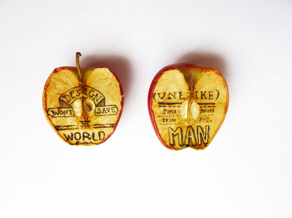 Design won't save the world #apple #lettering #typographie #hand #typo #superman #typography
