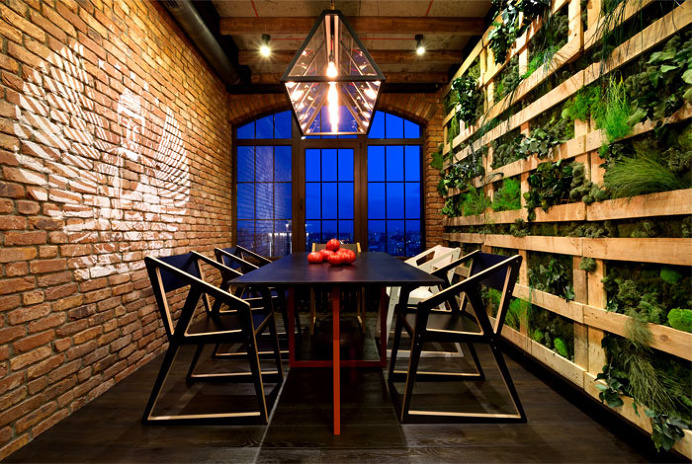 Loft Apartment in Kiev - interior design, interior, #decor, home decor, home #design, #interiordesign