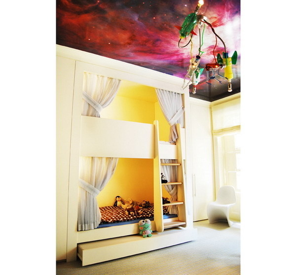 30+ Beautiful Bunk Room Ideas for Kids #bunk room #kids #bedroom