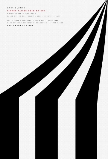 Best Creative Review Posters Tinker Images On Designspiration Creative Review Posters For Tinker Tailor Solr Spy By Paul Smith White And