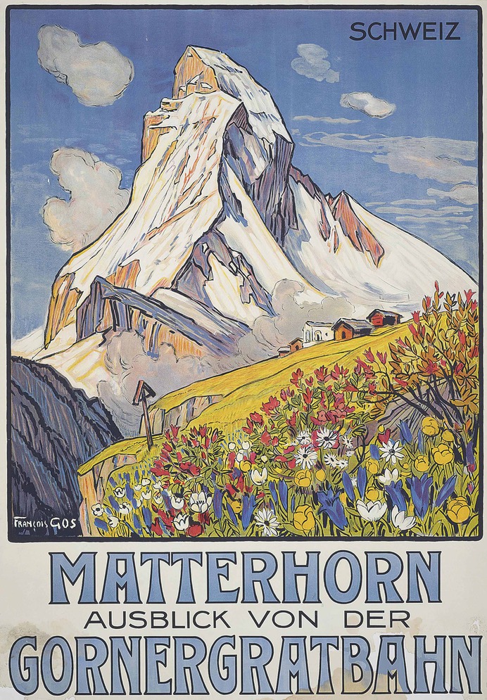 François Gos (1880-1975) | MATTERHORN | posters, ski & winter sports | Christie's