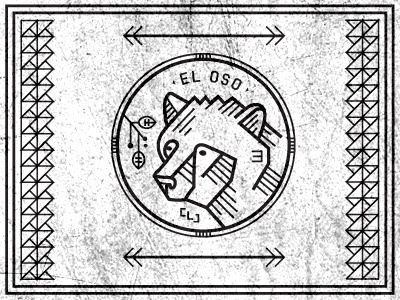 Dribbble - El Oso by Curtis Jinkins #curtis #logo #bear #jinkins