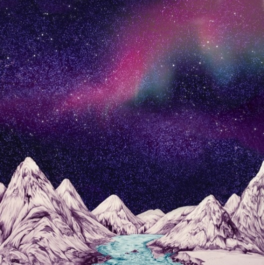Life is a magic on the Behance Network #universe #ink #illustration #stars #mountains #maps