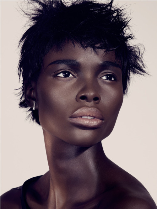 Everything about this picture is perfection! thebeautymodel: Jeneil Williams by Tony Kim for Styleby Magazine. #photography #woman #black