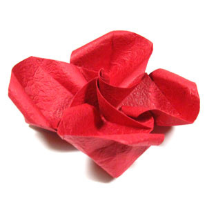 How to make a pretty origami rose paper flower (http://www.origami-flower.org/howto-origami-rose.php) #origami #rose #origamirose