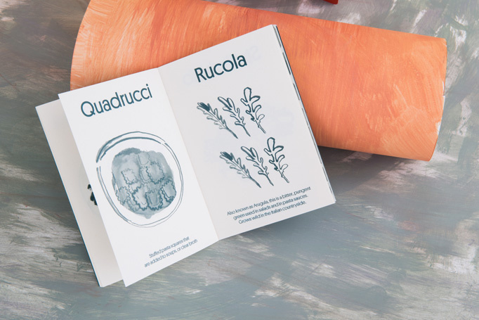 Bottura #itallian #menu #print #identity #food