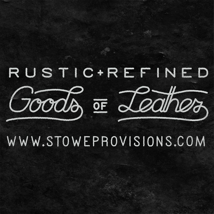 Branding work for Stowe Provisions by Nicholas Samendinger #lettering #branding #design #vintage #logo #typography