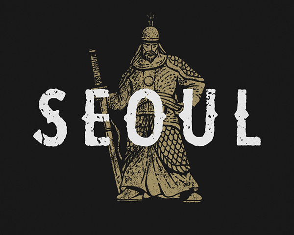 Korean warrior illustration by Jon Contino for Nike We Runsouth korea #contino #design #jon #nike #illustration #korean #warrior