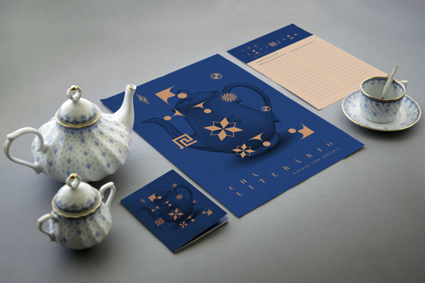 Chá Literário — Visual Identity on Behance #identity #branding