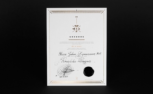 - Julian Zimmermann - Graphic Design - Germany #identity #urkunde