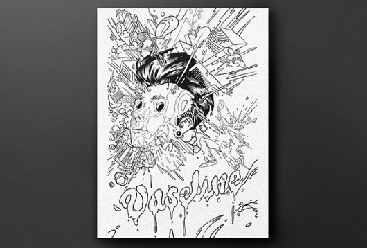 Looks like good Illustrations by Raul Urias #ink #white #print #design #black #illustration #poster #and