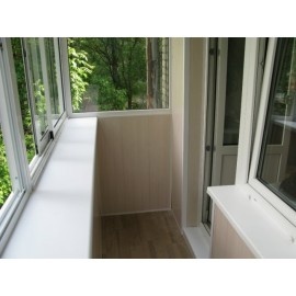 Balcony repair on a turn-key basis. Windows on the balcony. Internal and external decoration. Floor on Balcony.