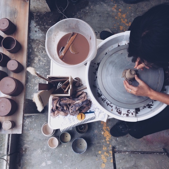 Andrea Roman ceramics pic by Anna Jacobsen #andrea #roman #clay #ceramics #pottery #anna #jacobsen