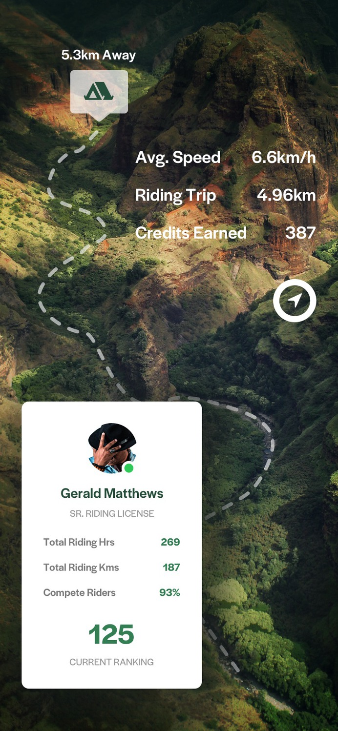 Riding club app. by Yi Li