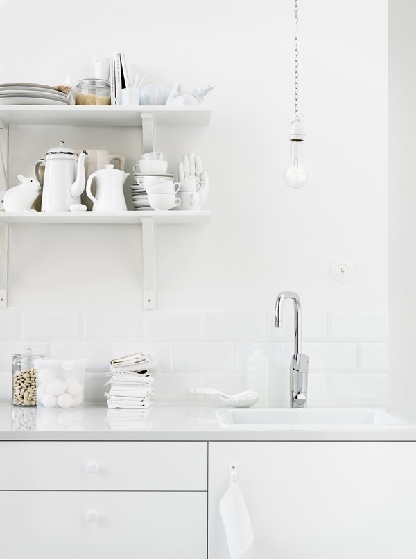 If on a winter's morning #interior #white #spaces #design #kitchen
