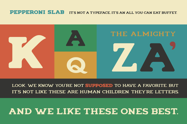 Pepperoni Slap | Typeface | Doug Penick #font #pepperoni #typeface #slab #delicious #typography